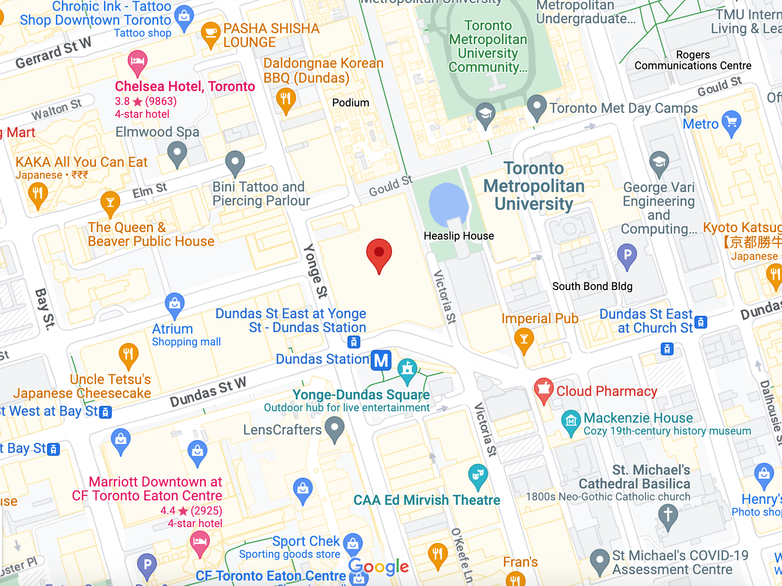 map location