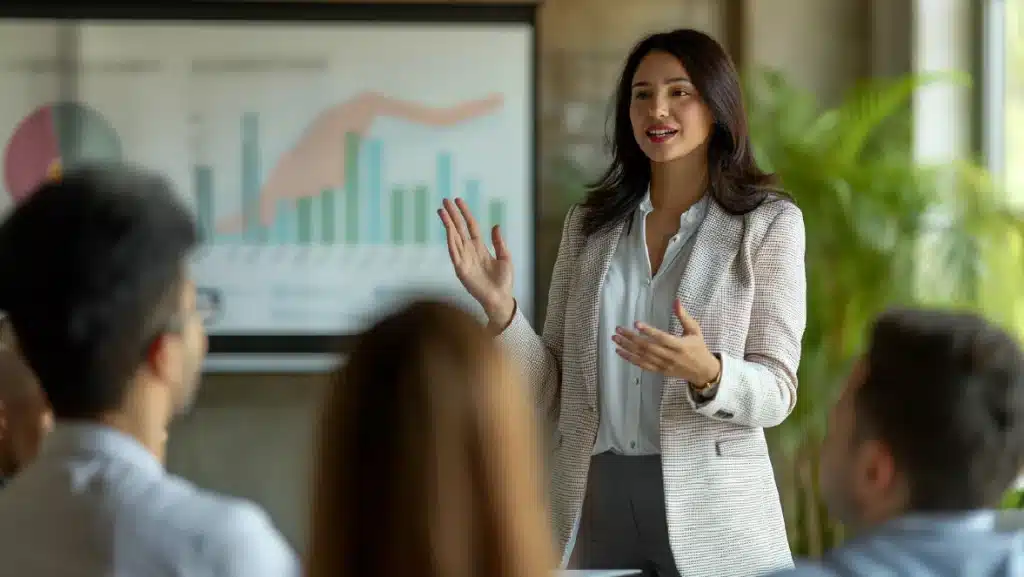 Create corporate communication videos with AI in 2025! vidBoard.ai simplifies professional video production.