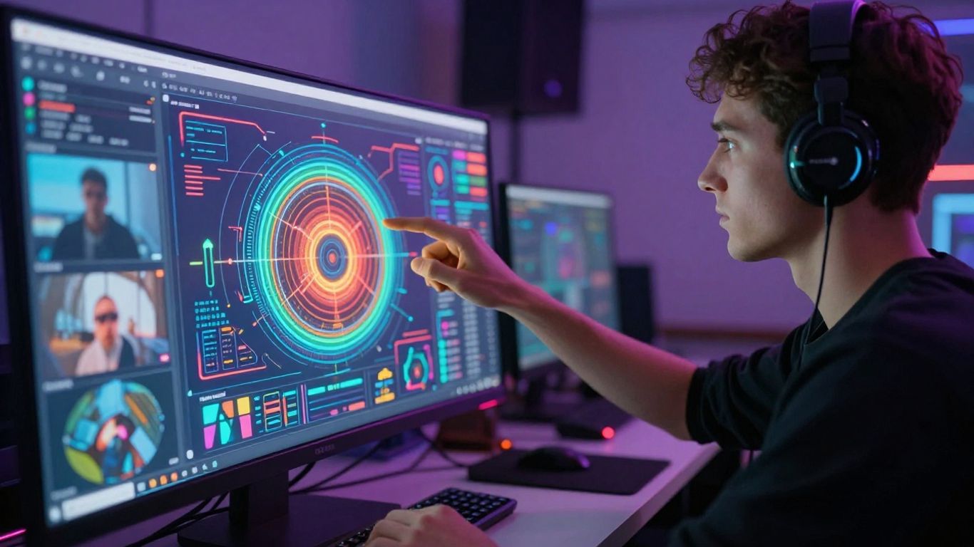 AI video creator interface