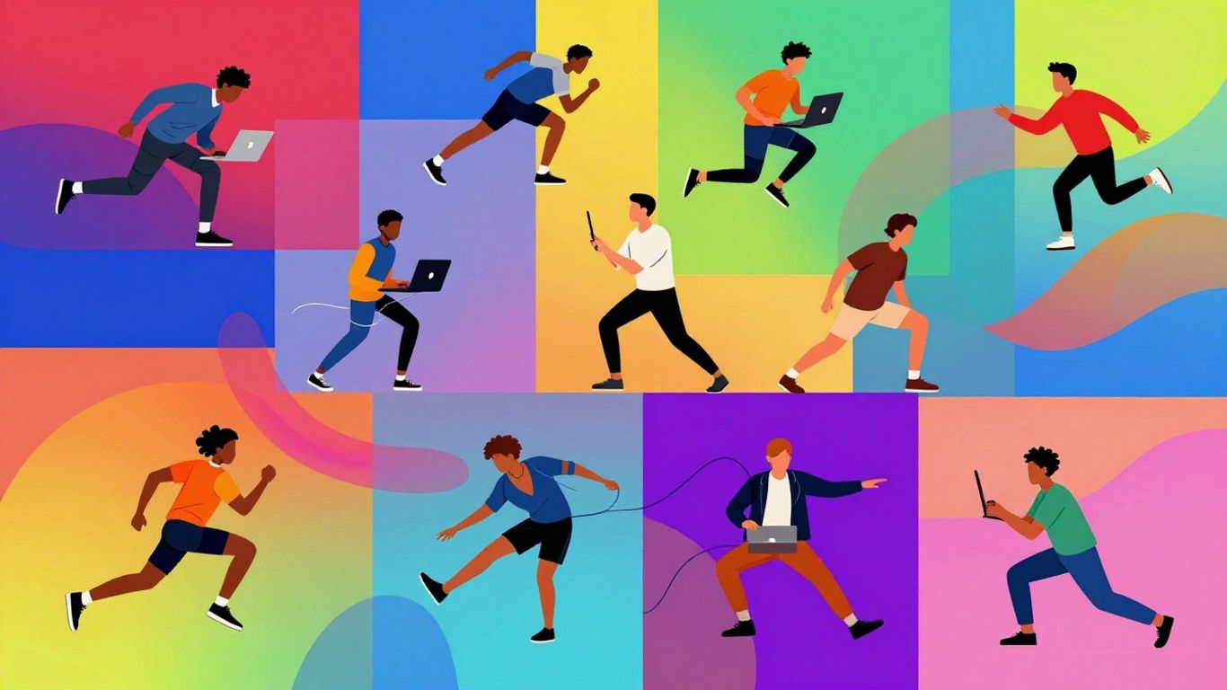 AI generating professional videos from text.